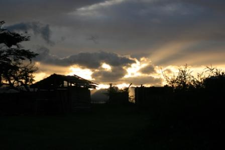 Sonnenuntergang am Lago Fagnano